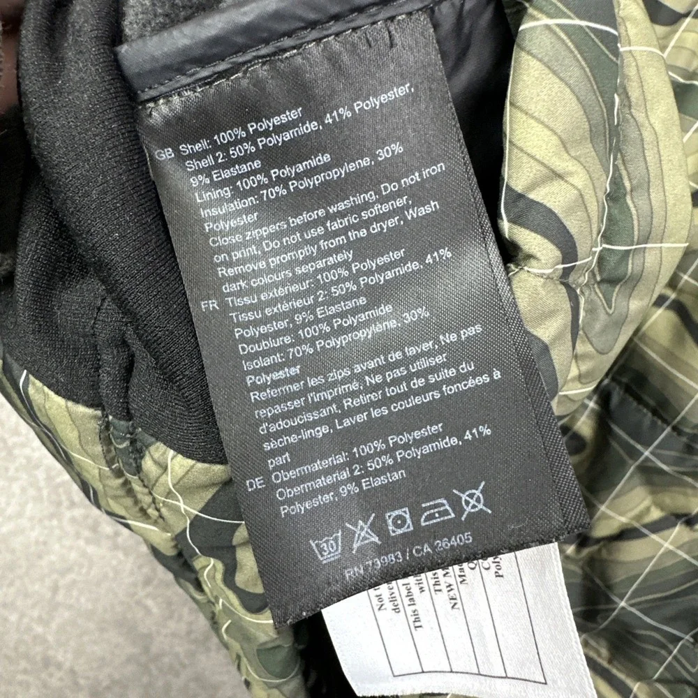 Helly Hansen LIFALOFT‎ Hybrid Insulator Jacket Camo Large Quilted Puffer 65605